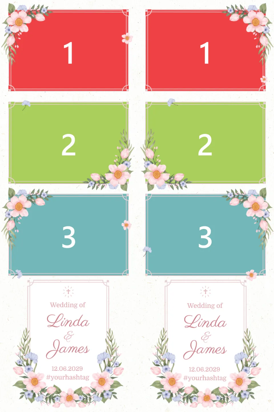 266_floral-christian-wedding-photo-booth-template 2×6